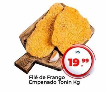 Tonin Superatacado Filé de frango empanado tonin kg oferta