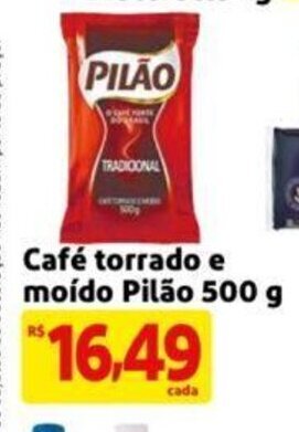 Extra Supermercado Café Torrado e moído Pilão 500g oferta