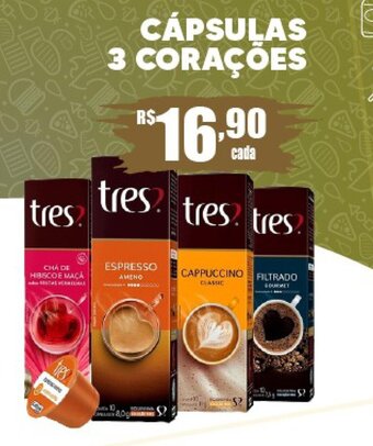 Supermercado Precito Cápsulas 3 Corações oferta