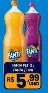 Fanta pet 2l fanta uva