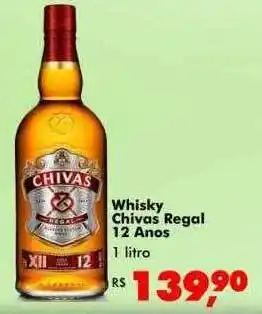 Big Box Whisky chivas regal 12 anos oferta