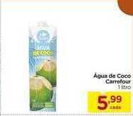 Carrefour Água de coco carrefour oferta