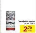 Carrefour Cerveja budweiser lata oferta