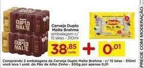 Carrefour Cerveja duplo malte brahma oferta