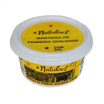 Manteiga natulact com sal pote 200g