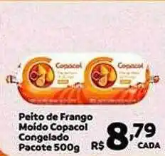 Peito de frango moido copacol congelado