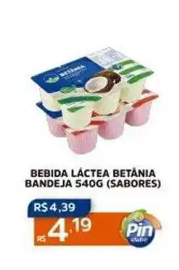 Pinheiro Supermercado Bebida láctea betânia bandeja oferta