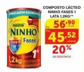 Roldão Composto lácteo ninho fases 1 oferta