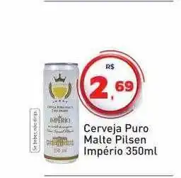 Tonin Superatacado Cerveja puro malte pilsen império oferta