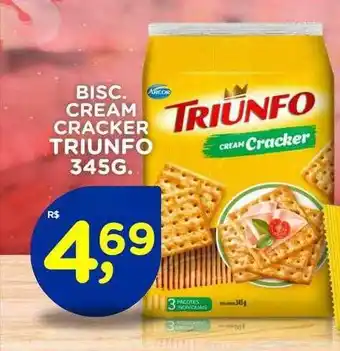 Bisc. cream cracker triunfo