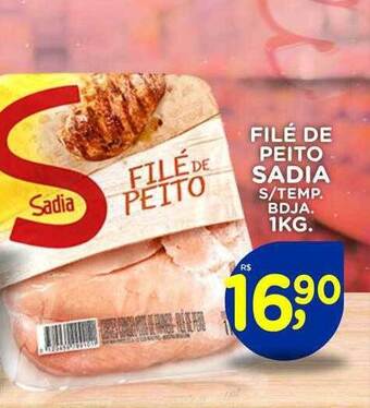 Andorinha Hipermercado Filé de peito sadia s temp. bdja. oferta