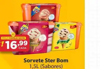 Super Show Sorvete ster bom oferta
