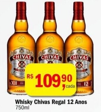 Ultrabox Whisky Chivas Regal 12 Anos 750ml oferta