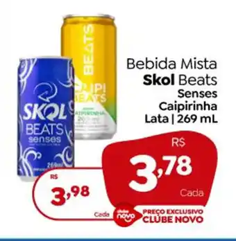 Novo Atacarejo Bebida Mista Skol Beats 269ml oferta