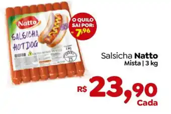 Novo Atacarejo Salsicha Natto 3kg oferta