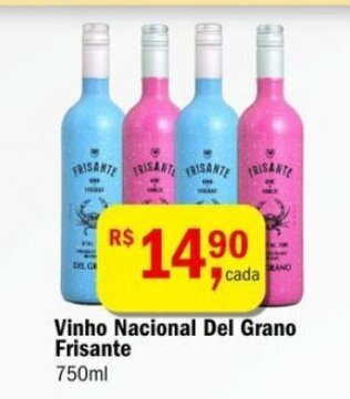 Ultrabox Vinho Nacional Del Grano Frisante 750ml oferta