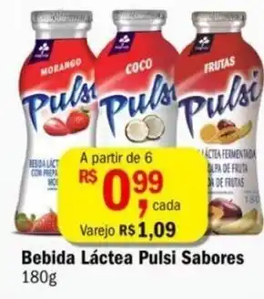 Ultrabox Bebida Láctea Pulsi Sabores 180g oferta