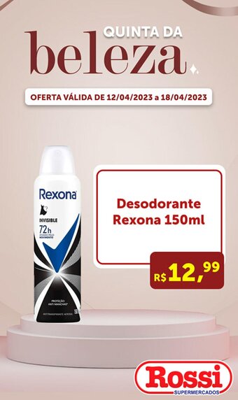 Rossi Supermercado Desodorante Rexona 150ml oferta