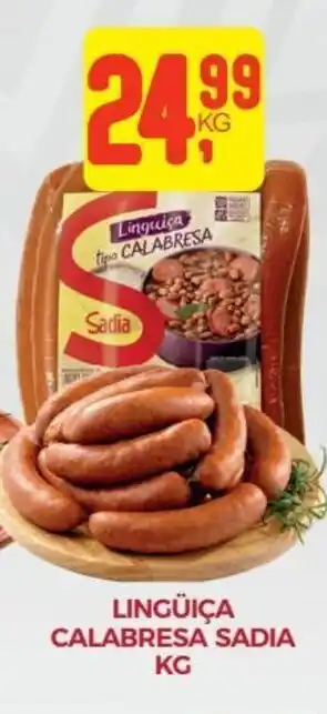 Fort Atacadista Linguiça Calabresa Sadia 1kg oferta