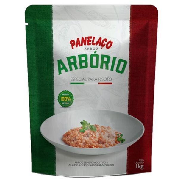 Arroz arbório panelaço 1kg oferta na Brasão Supermercados