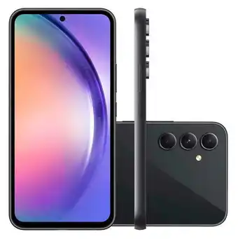 Carrefour Express Smartphone samsung galaxy a54 128gb preto 5g tela 6,4 câmera tripla 50mp selfie 32mp android 13 oferta