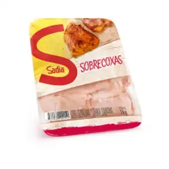 Sobrecoxa de frango congelada sadia 1kg