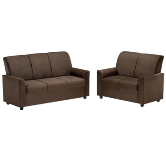 Conjunto estofado dois e três lugares rubi 747 fabiany