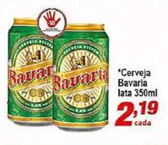 Pão de Mel Cerveja Bavaria lata 350ml oferta