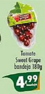 Pão de Mel Tomate Sweet Grape bandeja 180g oferta