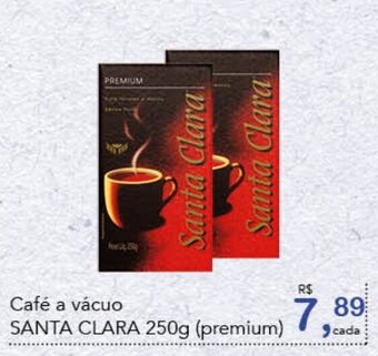 Cometa Supermercados Café a vácuo Santa Clara 250g oferta