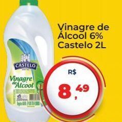 Tonin Superatacado Vinagre de álcool 6% castelo 2l oferta
