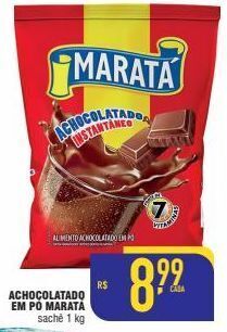 Mercantil Rodrigues Achocolatado em pó maratá sachê 1 kg oferta