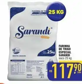 Mercantil Rodrigues Farinha de trigo especial sarandi saco 25 kg oferta