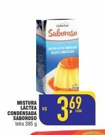 Mistura láctea condensada saboroso tetra 395 g
