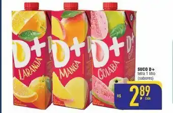 Suco d+ tetra 1 litro (sabores)