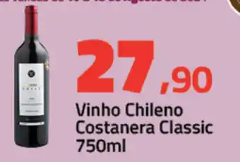 Rancho Bom Supermercados Vinho Chileno Costanera Classic 750ml oferta