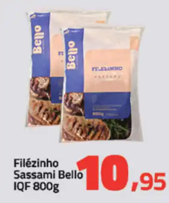 Rancho Bom Supermercados Filezinho Sassami Bello IQF 800g oferta