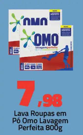 Rancho Bom Supermercados Lava roupas em po Omo lavagem perfeita 800g oferta