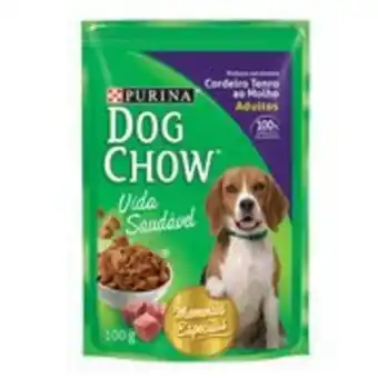 D'avó Supermercado Alimento p/ cão dog chow cord tenro molho 100g oferta