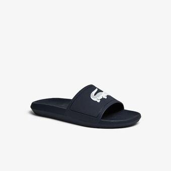 Lacoste Chinelo masculino croco em material sintético oferta