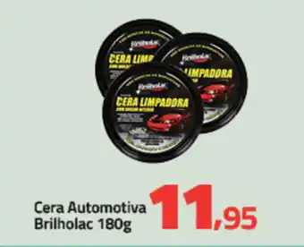 Rancho Bom Supermercados Cera Automotiva Brilholac 180g oferta