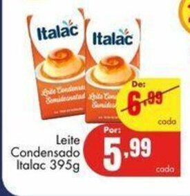 Barbosa Supermercados Leite Condensado Italac 395g oferta