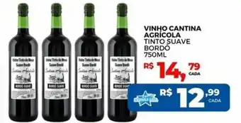 Supermercado Estrela Azul Vinho Cantina Agricola 750ml oferta