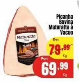Barbosa Supermercados Picanha Bovina Maturatta à vauco 1kg oferta