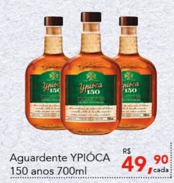 Cometa Supermercados Aguardente Ypióca 150 anos 700ml oferta