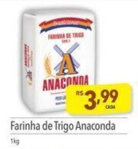 Supermercados Condor Farinha de Trigo Anaconda 1kg oferta