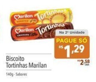 Supermercados Condor Biscoito Tortinhas Marilan 140g oferta