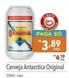 Supermercados Condor Cerveja Antarctica Original 350ml oferta