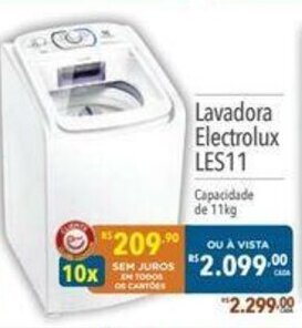 Supermercados Condor Lavadora Electrolux LES11 oferta