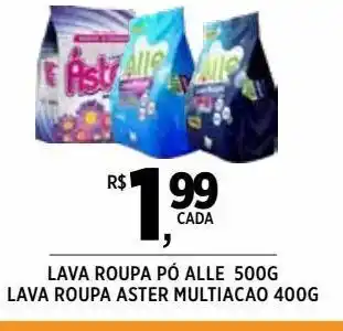 DB Supermercados Lava roupa pó alle 500g lava roupa aster multiacao 400g oferta
